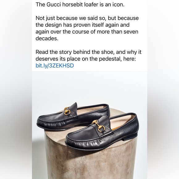 🔥FINAL PRICE🔥Gucci 1953 Horsebit loafer white vintage unisex men 6 women's 8 - Picture 14 of 17